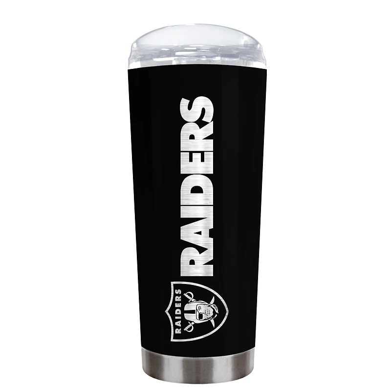 Las Vegas Raiders 18oz. Team Color Laser Logo Roadie