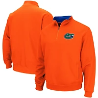 Men's Colosseum Orange Florida Gators Tortugas Logo Quarter-Zip Pullover Jacket