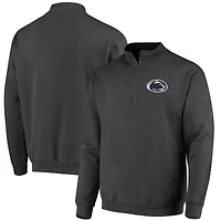 Men's Colosseum Charcoal Penn State Nittany Lions Tortugas Logo Quarter-Zip Jacket