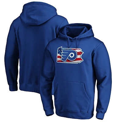 Men's Royal Philadelphia Flyers NHL Banner State Hoodie