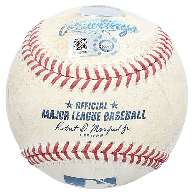 Adrian Beltre Texas Rangers Game-Used Baseball vs. New York Yankees on August 9 2018