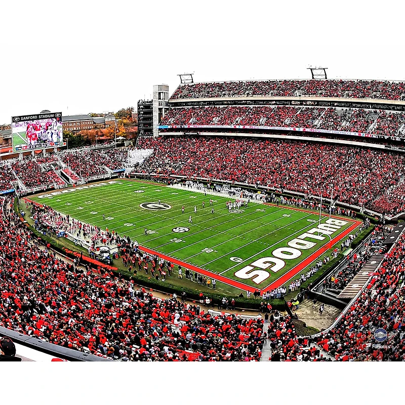 Georgia Bulldogs Unsigned Dooley Field at Sanford Stadium Photograph
