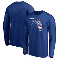 Men's Royal Orlando Magic Banner State Long Sleeve T-Shirt