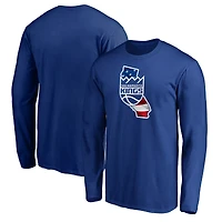 Men's Royal Sacramento Kings Banner State Long Sleeve T-Shirt