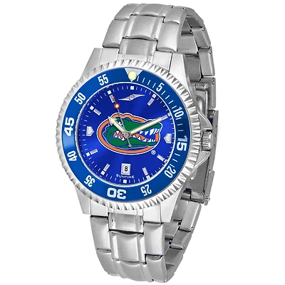 Royal Florida Gators Competitor Steel AnoChrome Color Bezel Watch