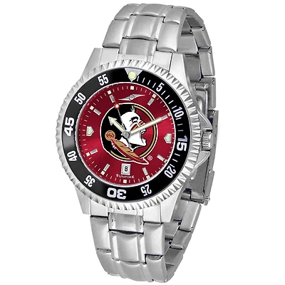 Garnet Florida State Seminoles Competitor Steel AnoChrome Color Bezel Watch