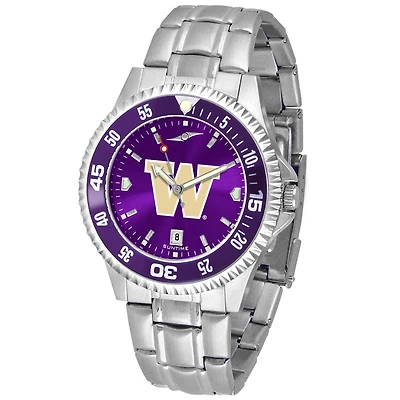 Purple Washington Huskies Competitor Steel AnoChrome Color Bezel Watch