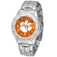 Orange Clemson Tigers Competitor Steel AnoChrome Watch