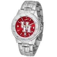 Red Houston Cougars Competitor Steel AnoChrome Watch
