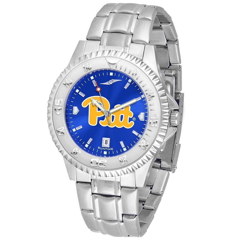 Royal Pitt Panthers Competitor Steel AnoChrome Watch