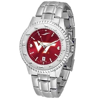 Maroon Virginia Tech Hokies Competitor Steel AnoChrome Watch