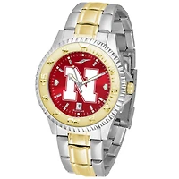 Scarlet Nebraska Huskers Competitor Two-Tone AnoChrome Watch