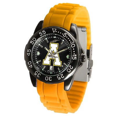Black Appalachian State Mountaineers FantomSport AC AnoChrome Watch
