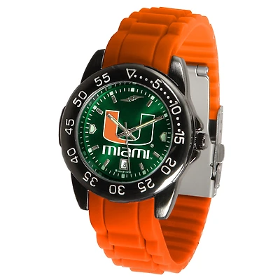Green Miami Hurricanes FantomSport AC AnoChrome Watch