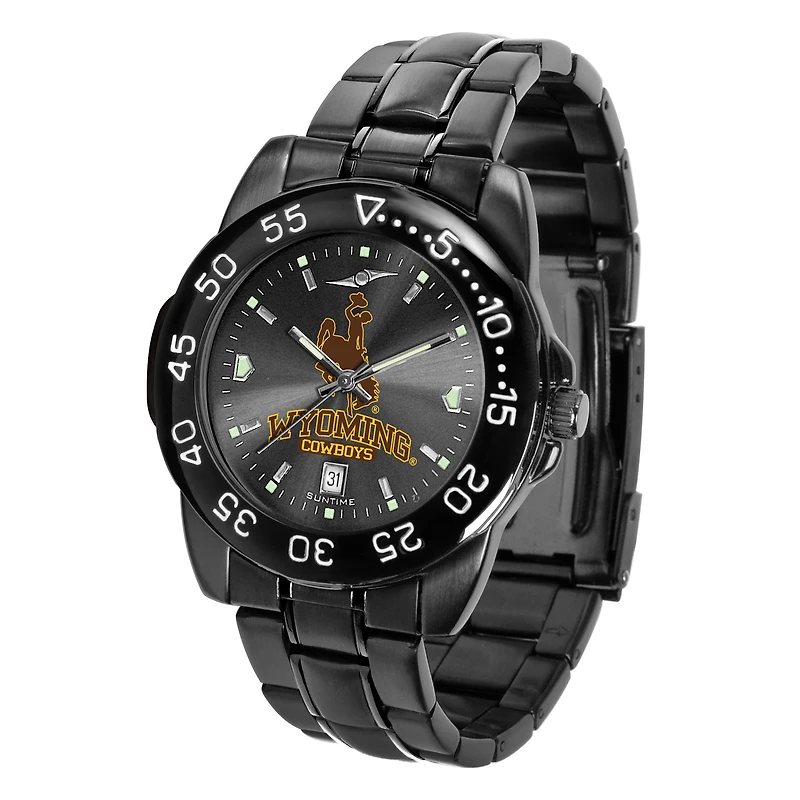 Black Wyoming Cowboys FantomSport AnoChrome Watch