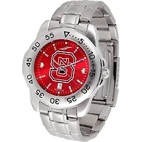 Red NC State Wolfpack Sport Steel AnoChrome Watch