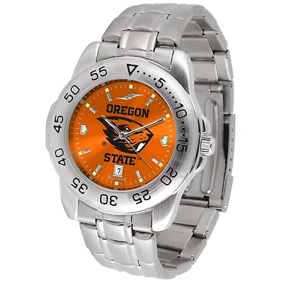 Orange Oregon State Beavers Sport Steel AnoChrome Watch