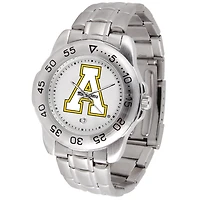 White Appalachian State Mountaineers Sport Steel Watch