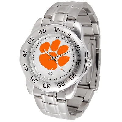 White Clemson Tigers Sport Steel Watch