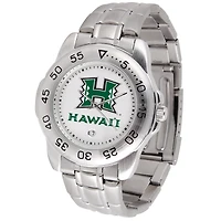 White Hawaii Warriors Sport Steel Watch