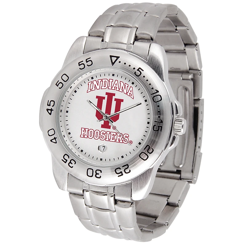 White Indiana Hoosiers Sport Steel Watch