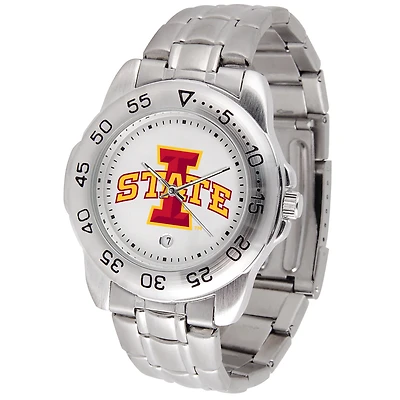 White Iowa State Cyclones Sport Steel Watch