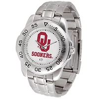 White Oklahoma Sooners Sport Steel Watch