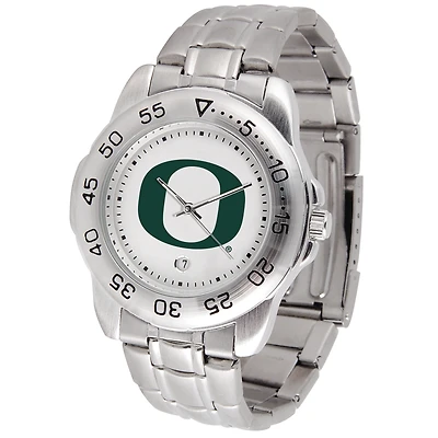 White Oregon Ducks Sport Steel Watch
