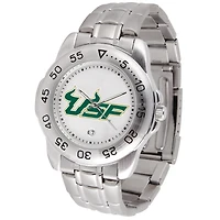 White South Florida Bulls Sport Steel Watch