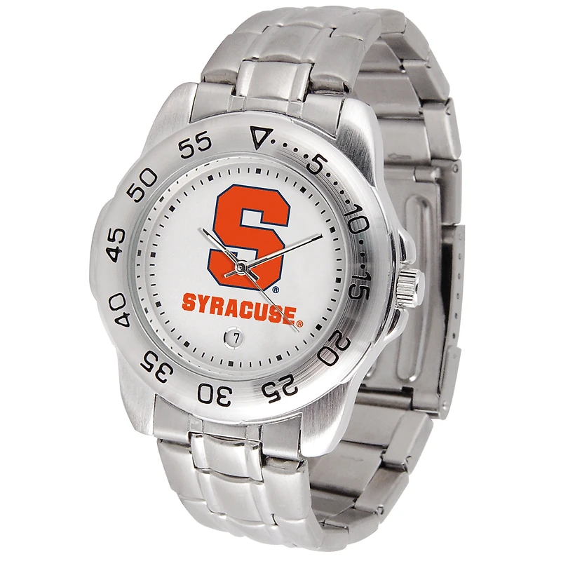 White Syracuse Orange Sport Steel Watch