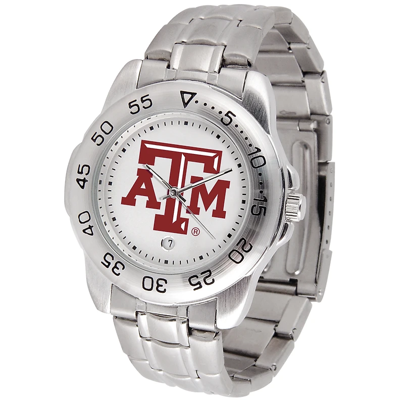 White Texas A&M Aggies Sport Steel Watch
