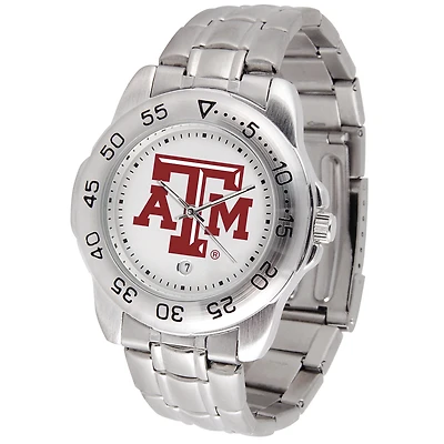 White Texas A&M Aggies Sport Steel Watch