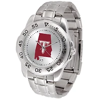 White Troy University Trojans Sport Steel Watch