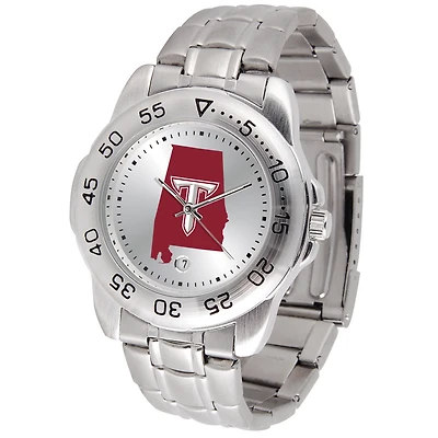 White Troy University Trojans Sport Steel Watch