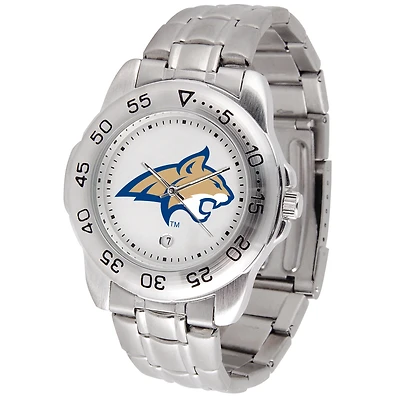 White Montana State Bobcats Sport Steel Watch