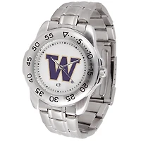 White Washington Huskies Sport Steel Watch
