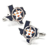 Houston Astros Team State Shaped Cufflinks