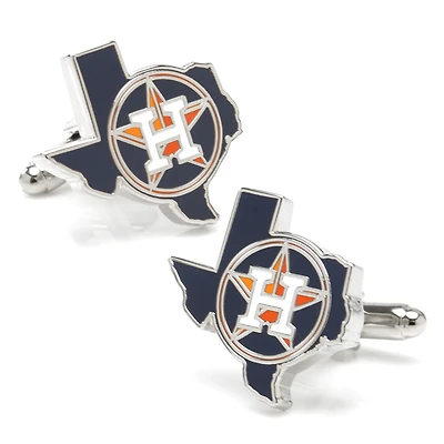 Houston Astros Team State Shaped Cufflinks