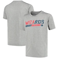 Youth Gray Washington Wizards Possession Dri-Tek T-Shirt