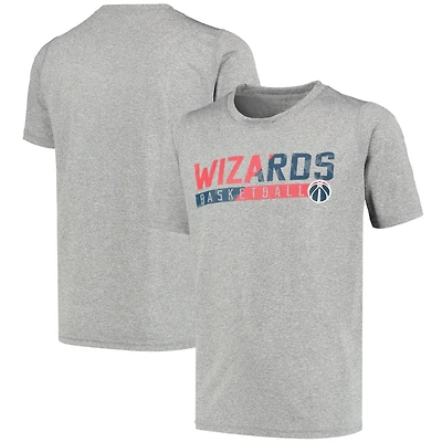 Youth Gray Washington Wizards Possession Dri-Tek T-Shirt