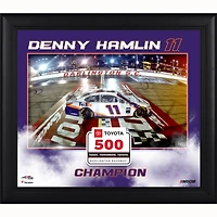Denny Hamlin Framed 15" x 17" 2020 Toyota 500 Champion Collage