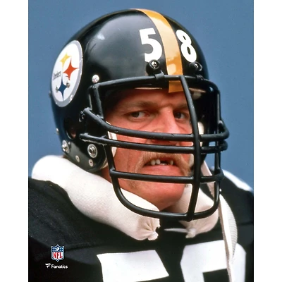 Jack Lambert Pittsburgh Steelers Unsigned Close Up Photograph