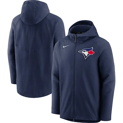 Men's Nike Navy Toronto Blue Jays Authentic Collection Pregame Performance Full-Zip Hoodie