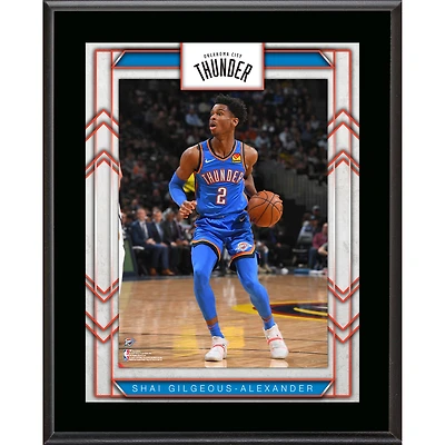 Shai Gilgeous-Alexander Oklahoma City Thunder 10.5" x 13" Sublimated Player Plaque