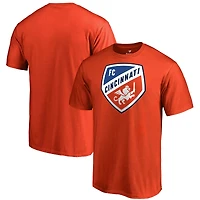 Men's Fanatics Orange FC Cincinnati Team Primary Logo T-Shirt