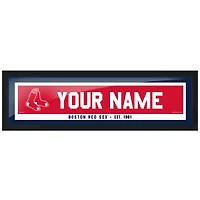 Boston Red Sox 6'' x 22'' Personalized Framed Artwork