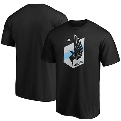 Men's Fanatics Black Minnesota United FC Team Primary Logo T-Shirt