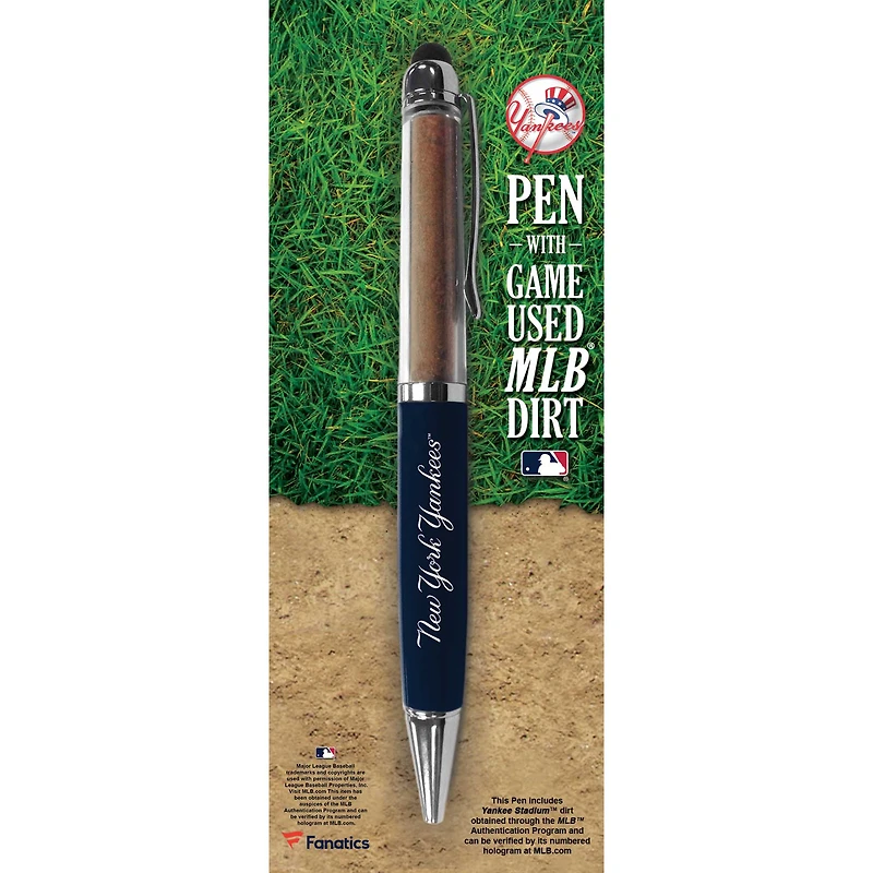 New York Yankees Executive Pen with Game-Used Dirt - Team Wordmark