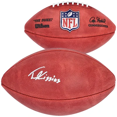 Tee Higgins Cincinnati Bengals Autographed Duke Game Football