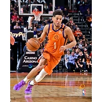 Devin Booker Phoenix Suns Unsigned Dribbling Photograph
